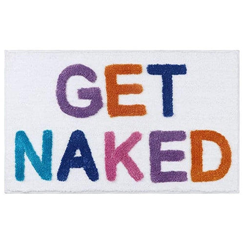 Get Naked BunteBadmatte | Luvikno