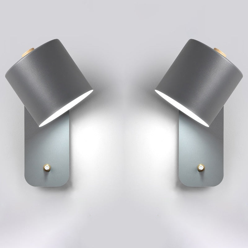 Luvikno | Moderne LED Vegglamper med Bryter for Hjemmedekor