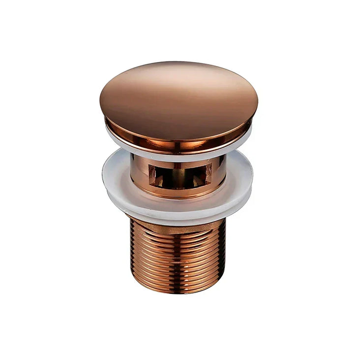 Bagnolux Rose Gold Sink Drain Valve Luvikno