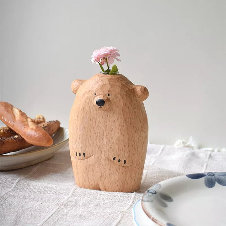 Søt liten bjørn-blomsterpotte | Luvikno