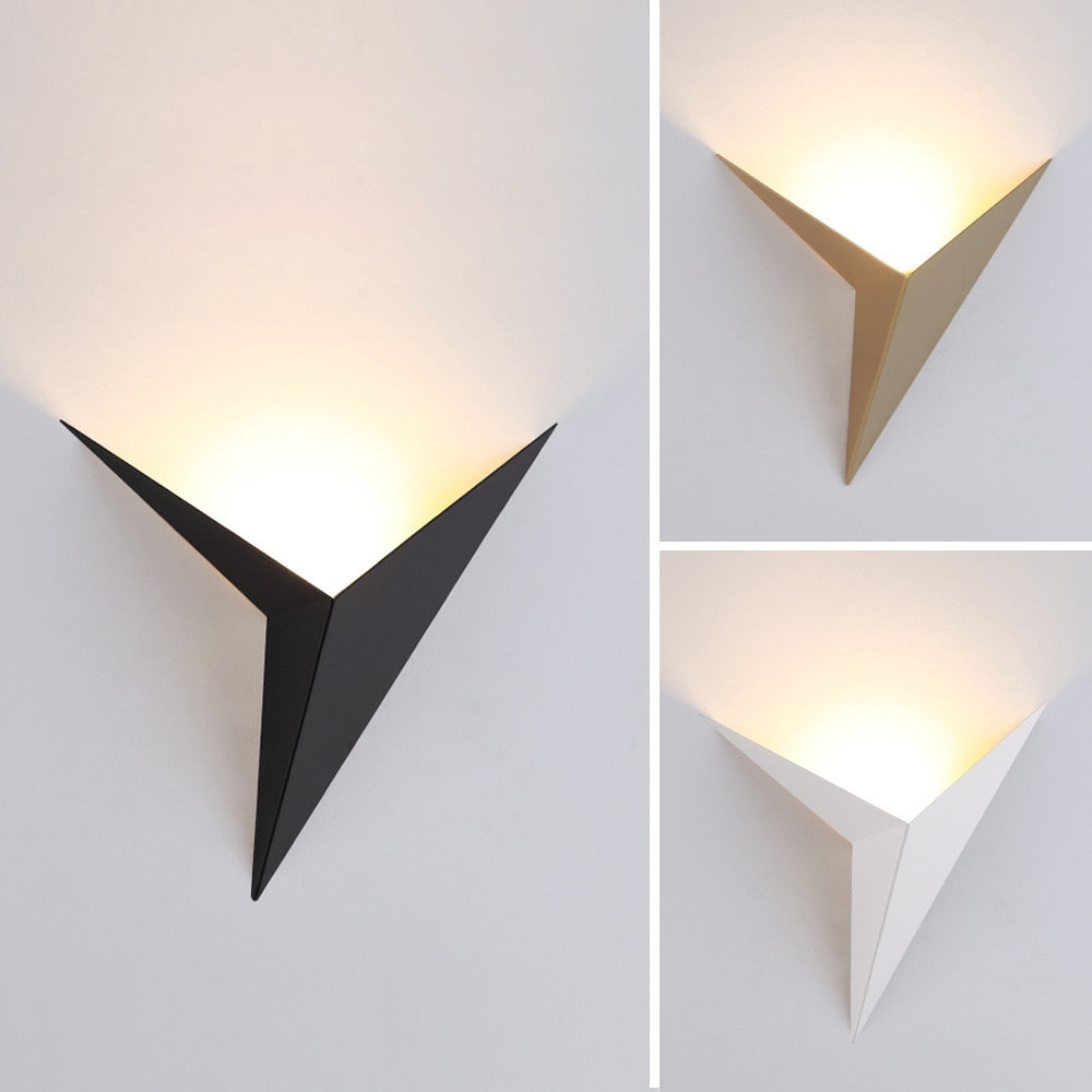 Moderne Triangulære Vegglampe - TrigoLux | Luvikno