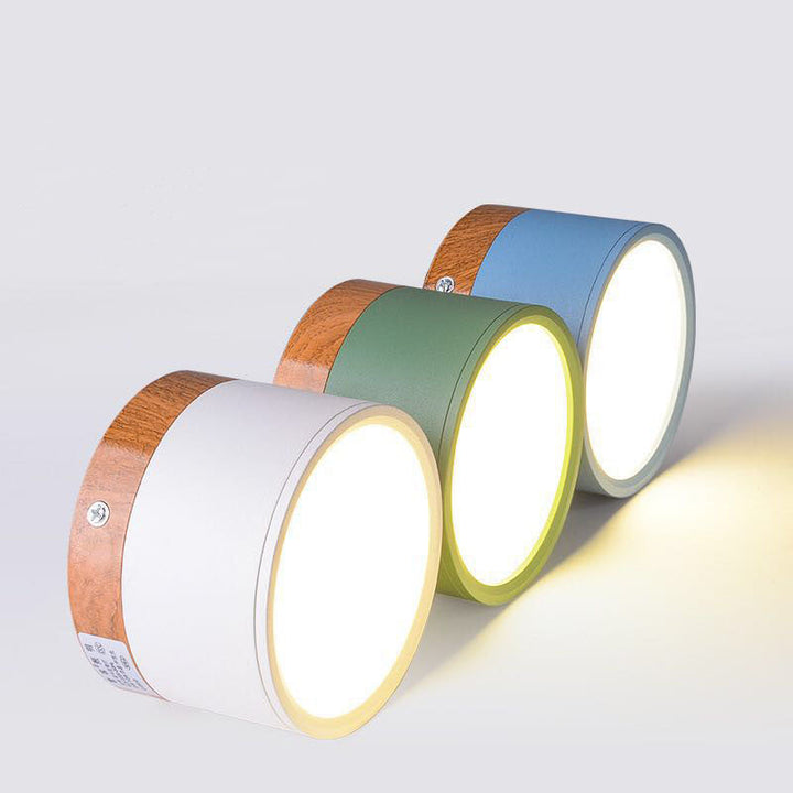 LED Taklampe Moderne Flush Mount Sylinder Luvikno