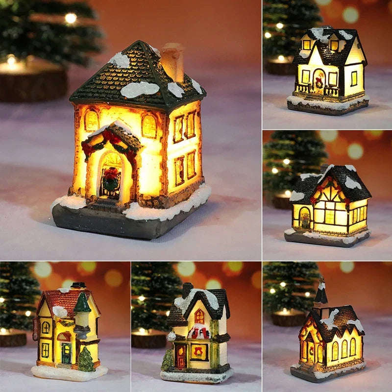 LED julebelysning hus – kreativ dekor for festlige anledninger | Luvikno