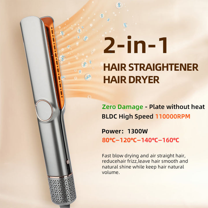 2-i-1 Hårføner & Rettetang for uanstrengt styling