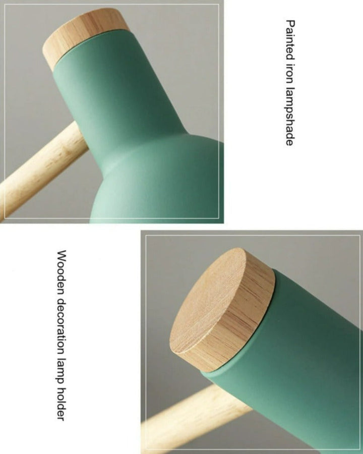 Trekantet skandinavisk bordlampe - LumiNord | Luvikno
