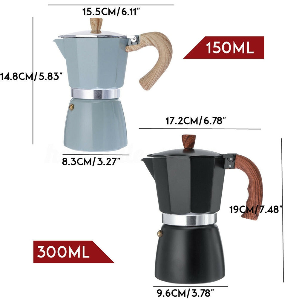 Italiensk stil pot espresso kaffekoker | Luvikno