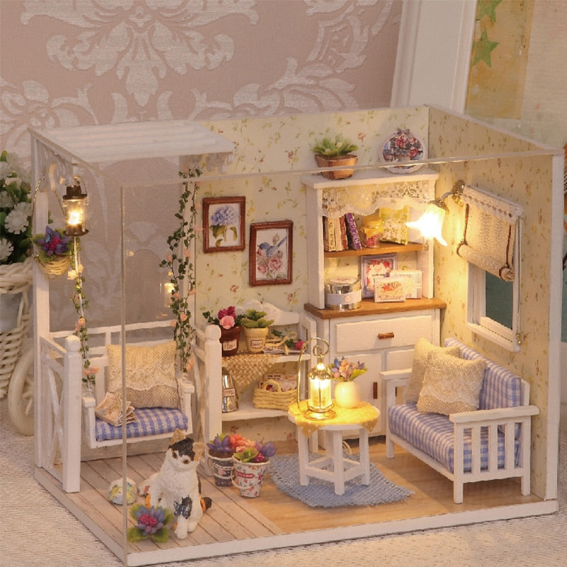 Miniatyr DIY japanske bygge leker kit | Luvikno