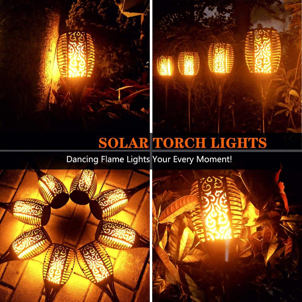 Luvikno | LED Solsenger Fakkel Deluxe 96 LED (4 stk)