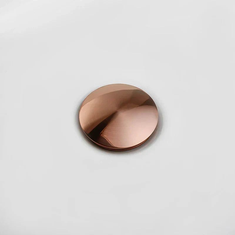 Bagnolux Rose Gold Sink Drain Valve Luvikno