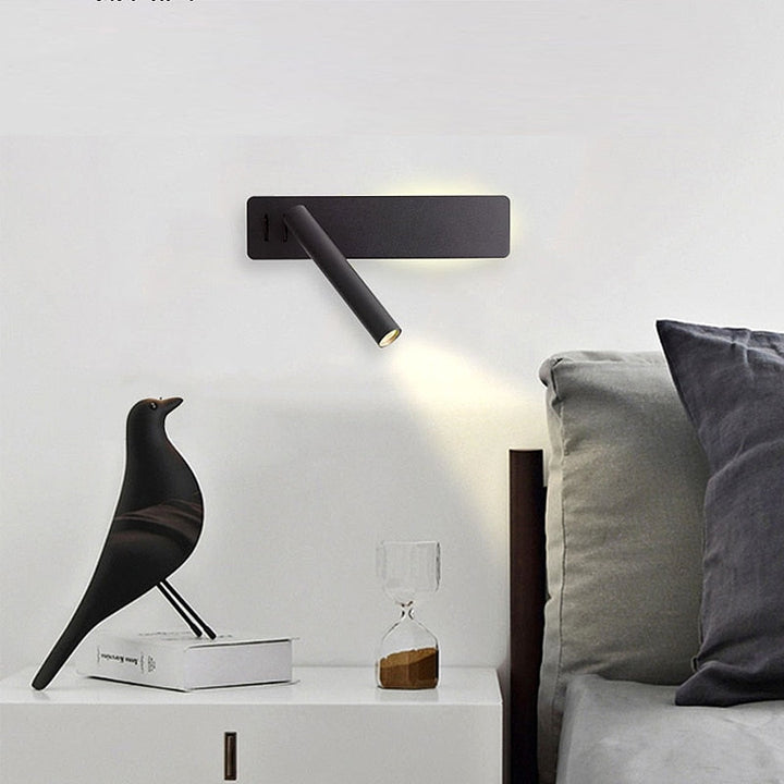 LED-vegglamper | roterbar arm, varmt lys