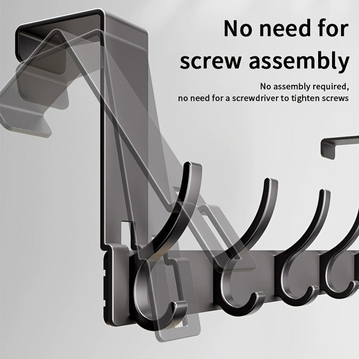SlimLine Dørkrok – Monteringssystem uten boring laget av solid aluminium | Luvikno