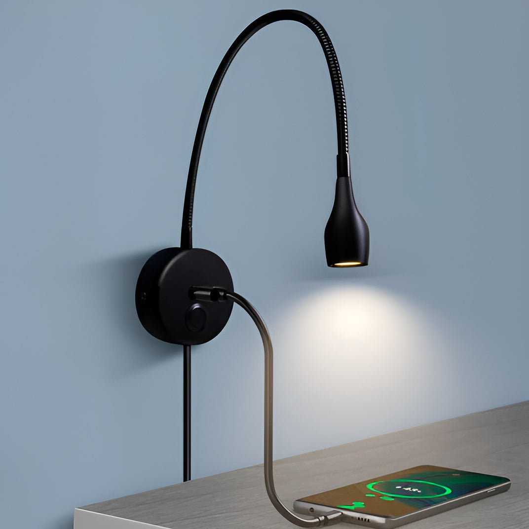 Luvikno | Luminara Vegglampe - Stilig Justerbar LED Vegglampe for Leseglede
