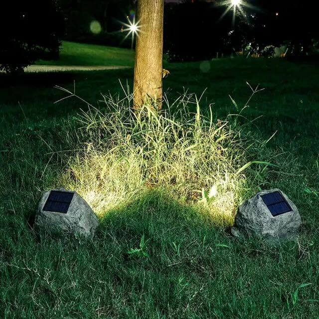 Rocky Glow - Elegant Solar Lampe for Utendørs | Luvikno