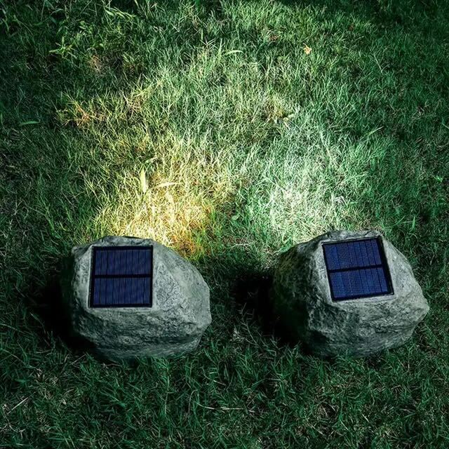 Rocky Glow - Elegant Solar Lampe for Utendørs | Luvikno