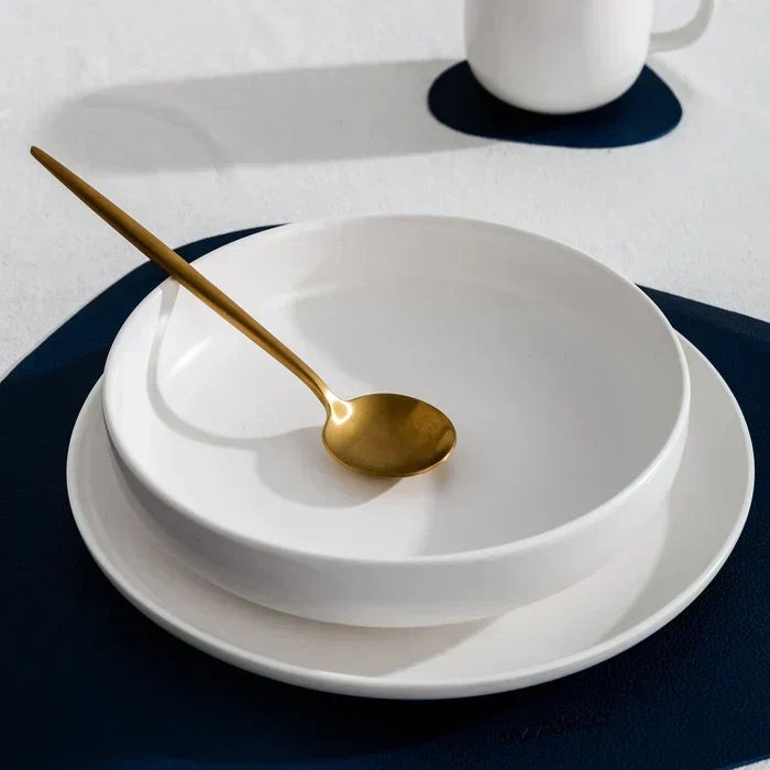 Luvikno | Minimalistisk Rustfritt Stål Bestikk Elegant Enkelhet