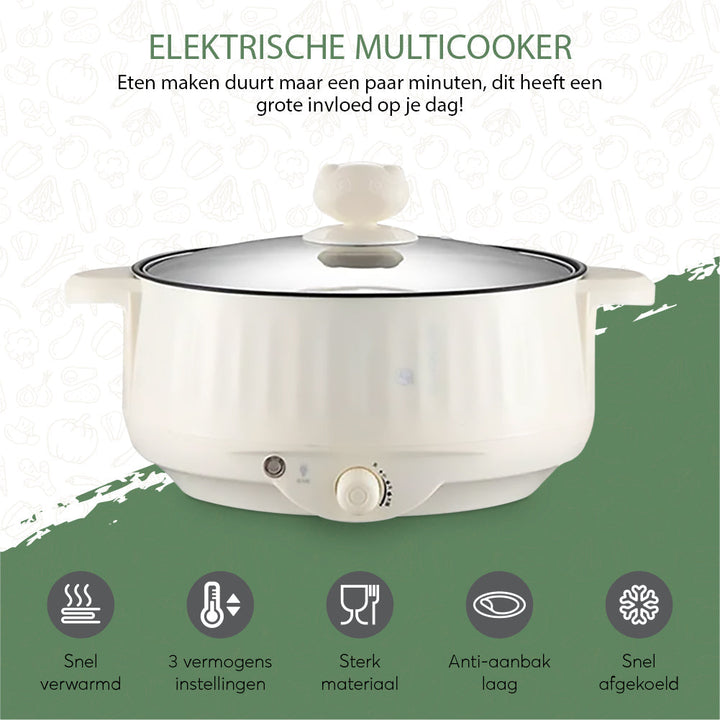 FlexiCooker – Stilig elektrisk multikoker for matlaging Luvikno