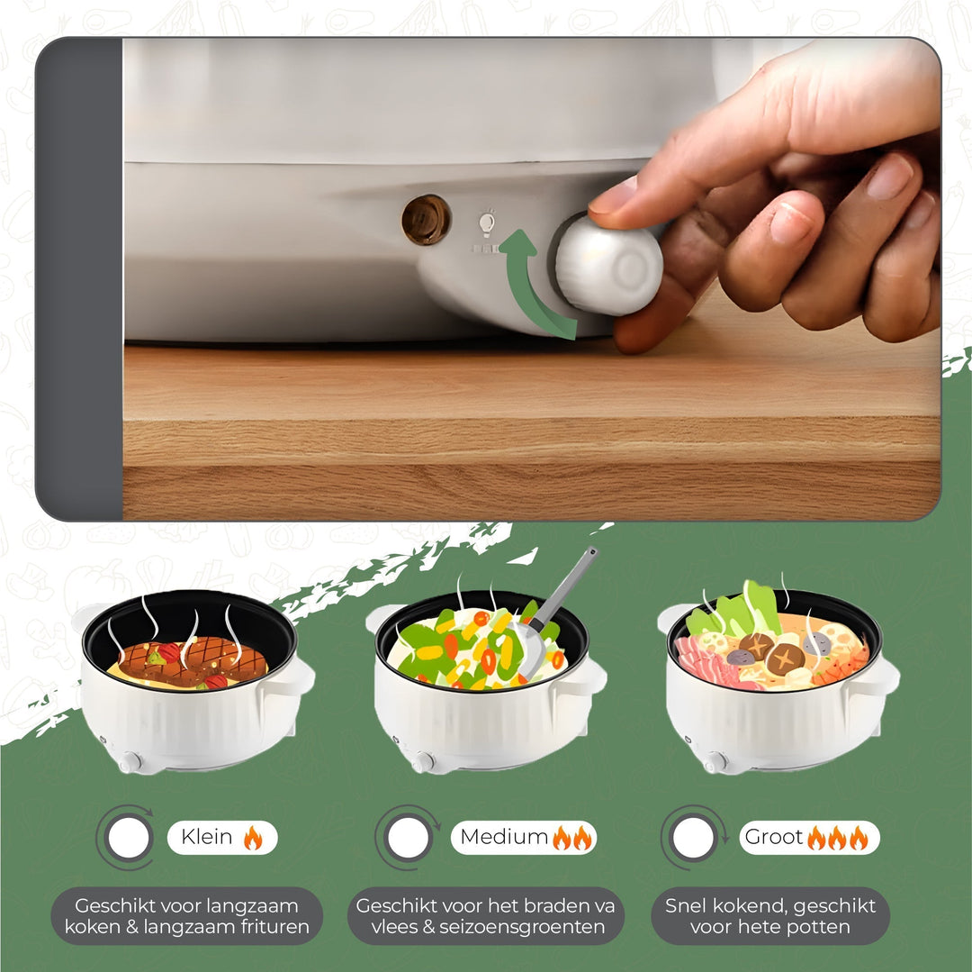 FlexiCooker – Stilig elektrisk multikoker for matlaging Luvikno