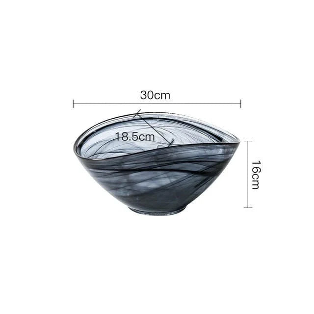 Uregelmessig Glass Salatbolle | Luvikno