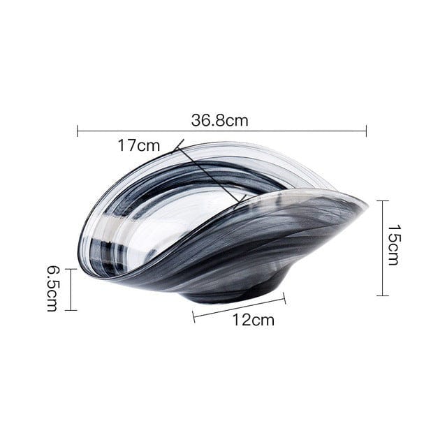 Uregelmessig Glass Salatbolle | Luvikno