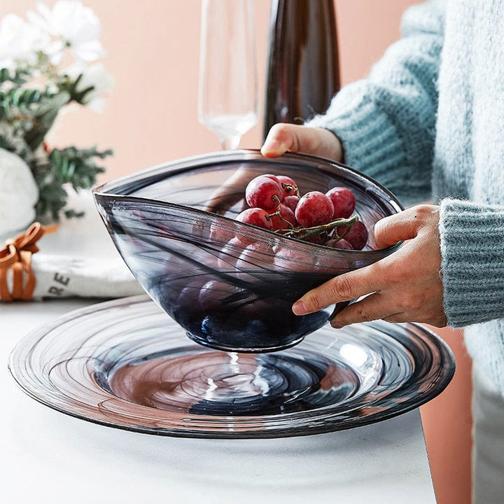 Uregelmessig Glass Salatbolle | Luvikno