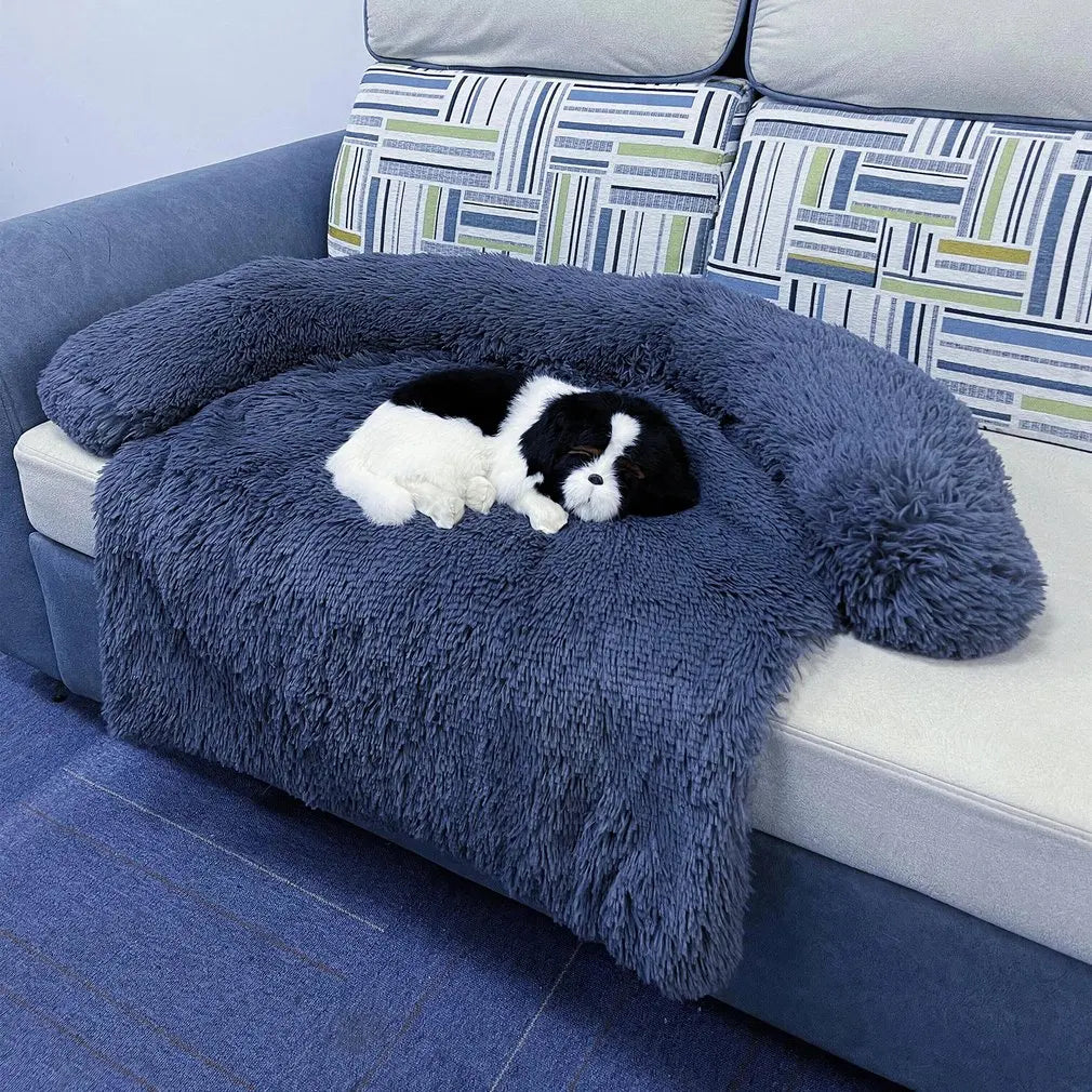 CozyPaws Vaskbar Kjæledyr Sofa Teppe Luvikno
