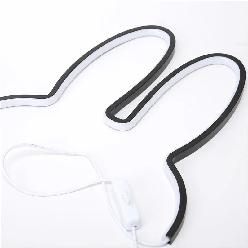 USB Oppladbar Kanin Nattlys med Ambient Belysning - BunnyLight | Luvikno