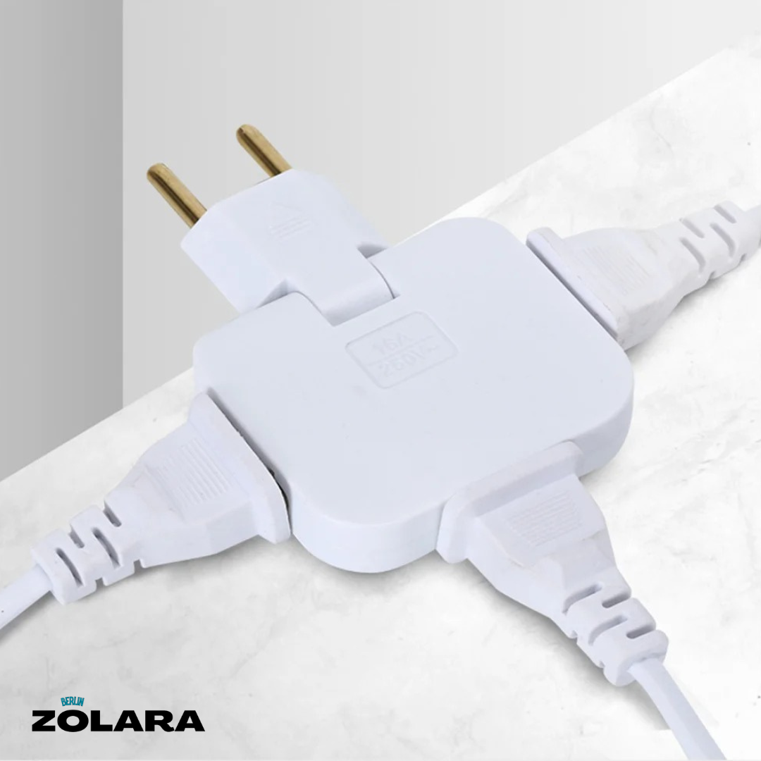 Roterbar EU-stikkontaktadapter | Multi strømuttak Eco (EU) | Luvikno