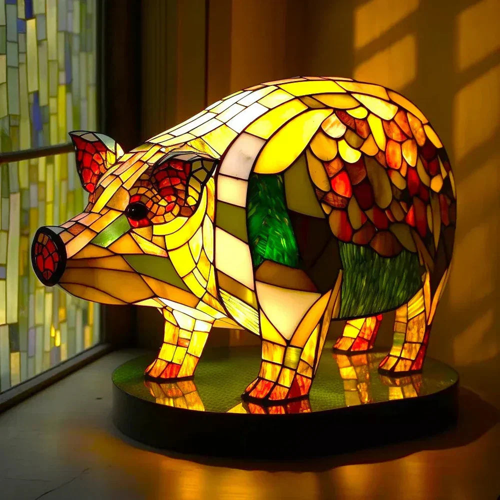 Kunstnerisk Bordlampe - AnimalGlow | Luvikno