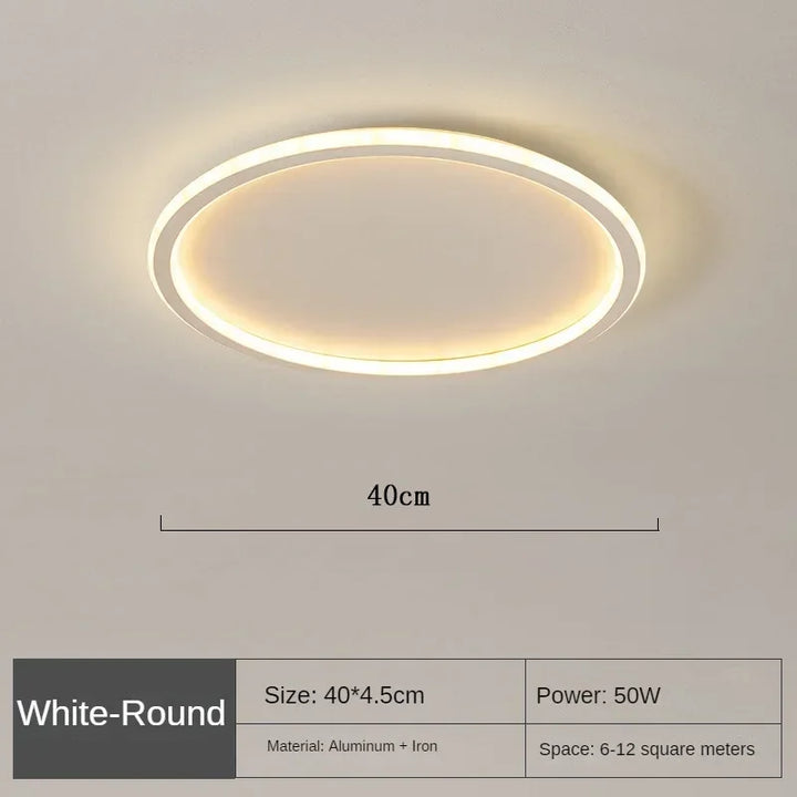 Skandinavisk Rund Taklampe - NordicGlow | Luvikno