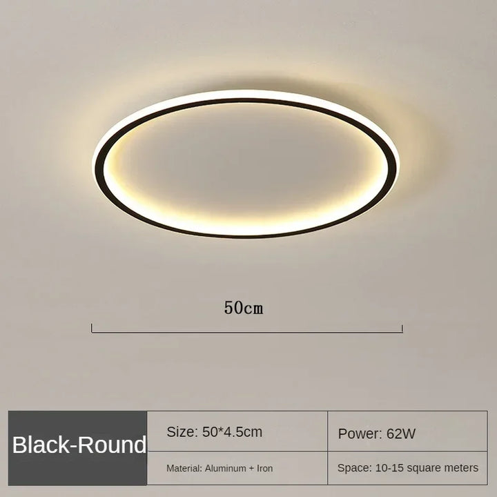 Skandinavisk Rund Taklampe - NordicGlow | Luvikno