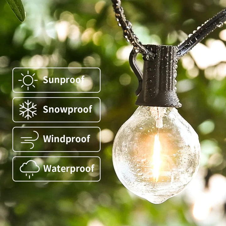 LED Ball String Lights Luvikno
