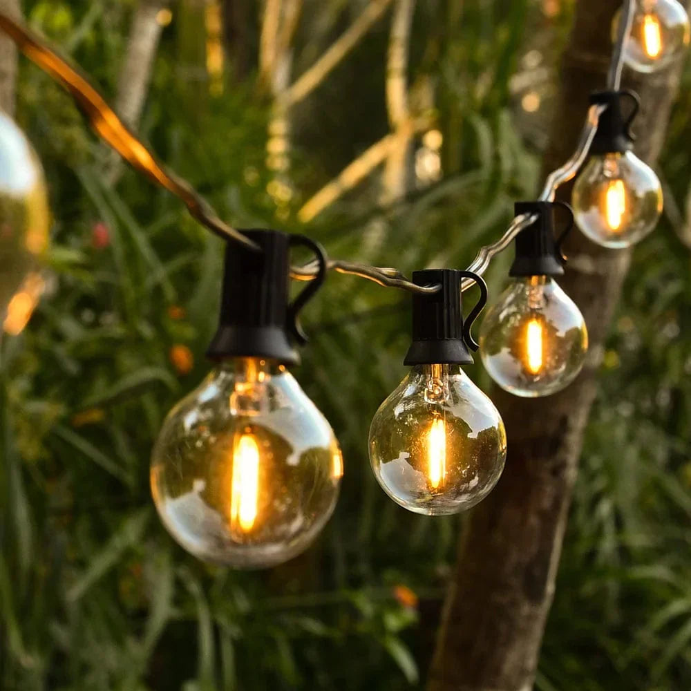 LED Ball String Lights Luvikno
