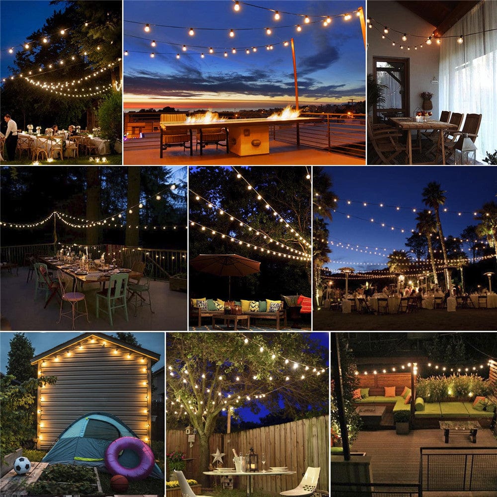 LED Ball String Lights Luvikno