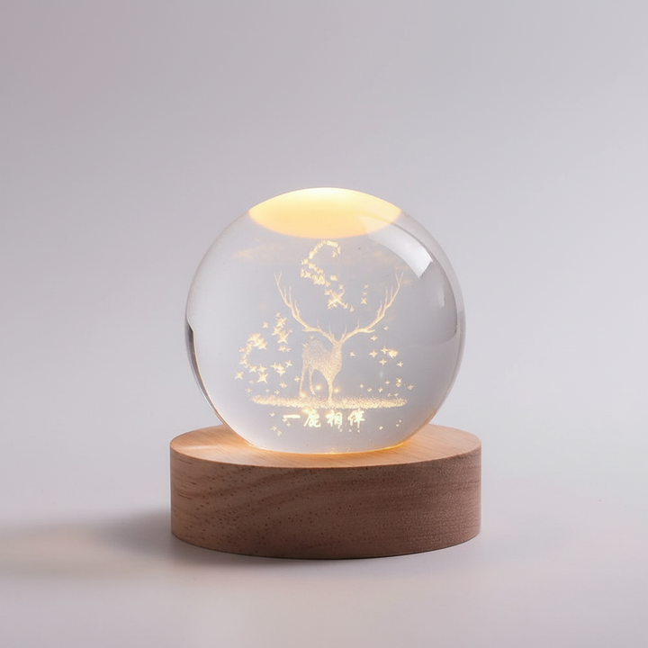 LED-lampe med gravering - StarLight | Luvikno
