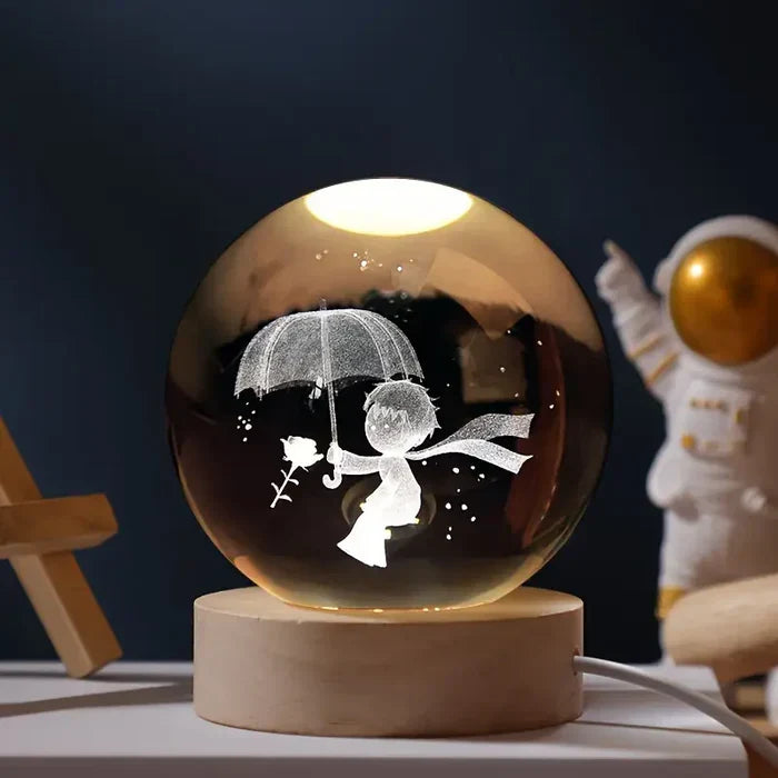 LED-lampe med gravering - StarLight | Luvikno