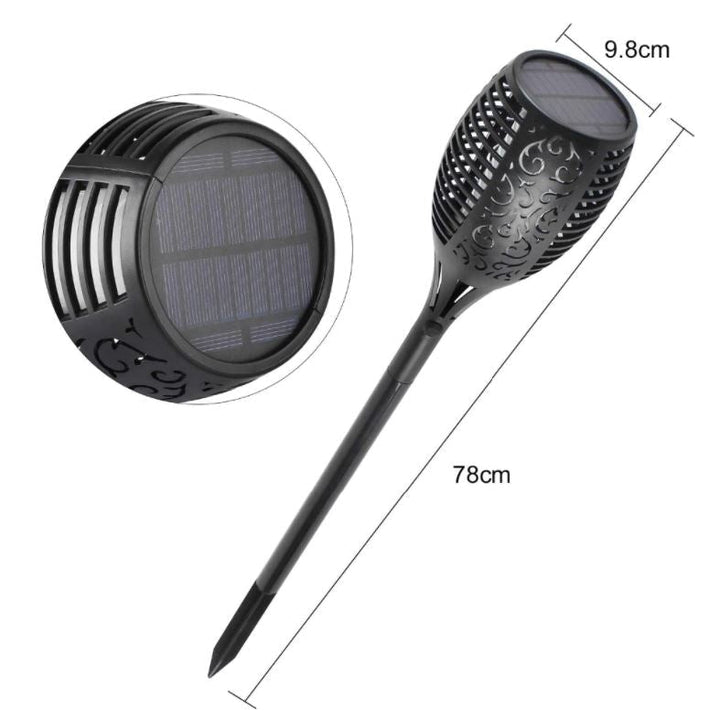 Luvikno | LED Solsenger Fakkel Deluxe 96 LED (4 stk)