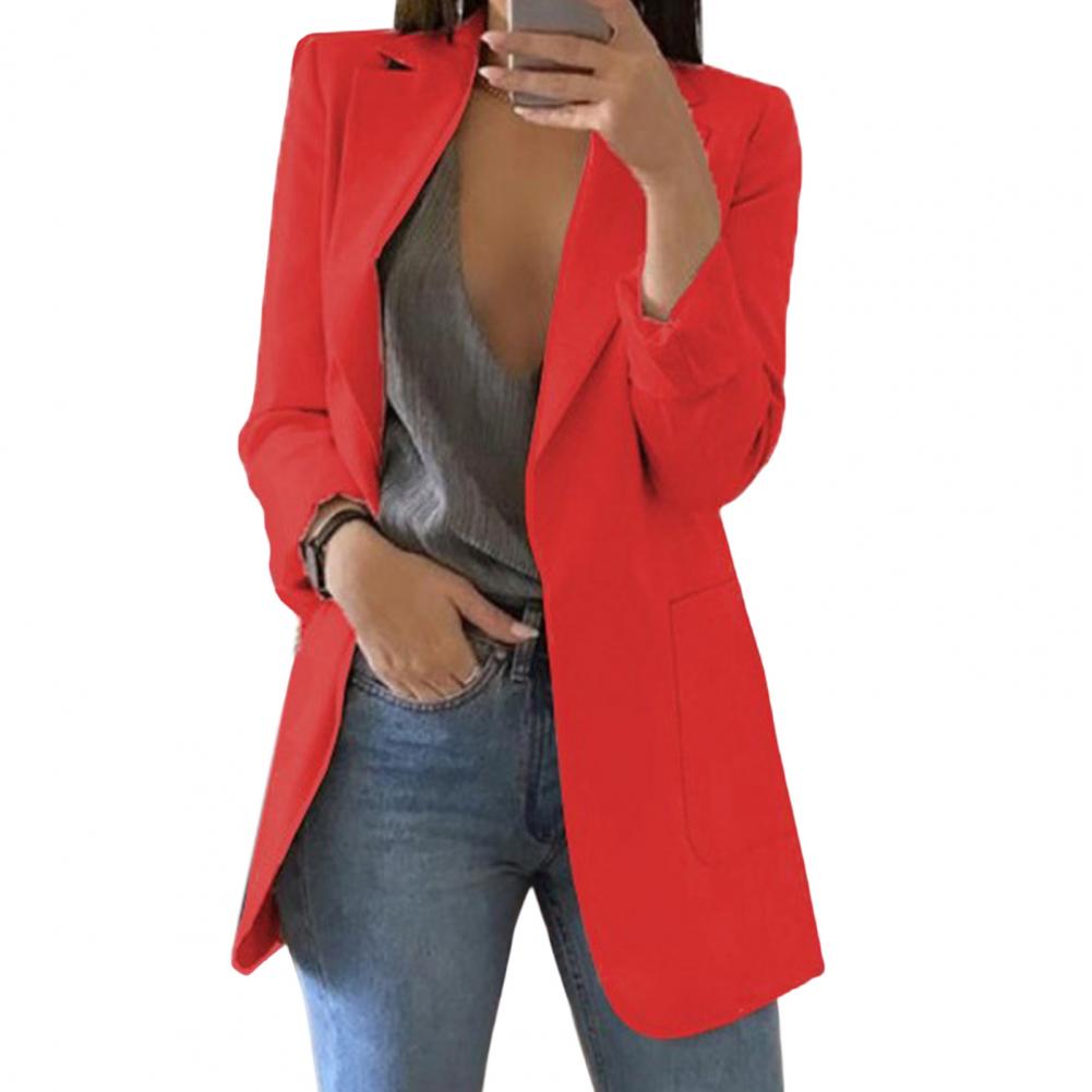 Luvik | Elegant Lang Blazer for kvinner