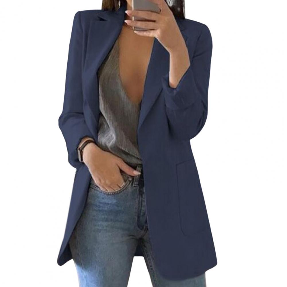 Luvik | Elegant Lang Blazer for kvinner