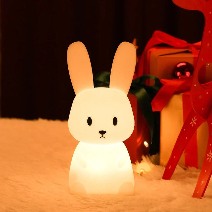 LED Nattlys for Barn – Dimmbar Nattlampe med -Design, USB Oppladbar, Berøringskontroll | Luvikno