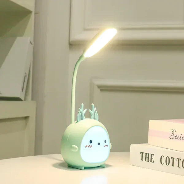 Sikker LED barneboklampe med nattfunksjon Luvikno