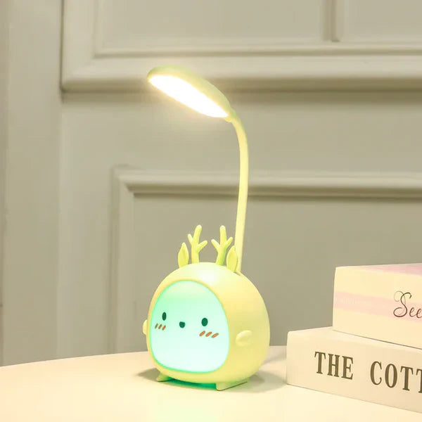 Barnas lese lampe med øyevern og USB nattlys - BrightBuddy | Luvikno