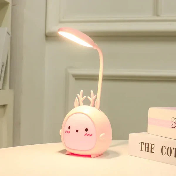 Barnas lese lampe med øyevern og USB nattlys - BrightBuddy | Luvikno