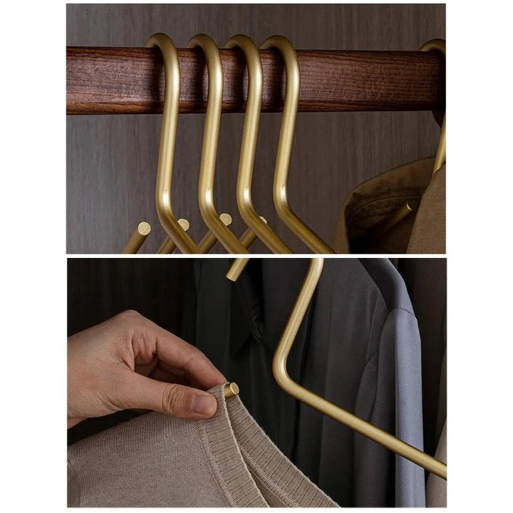 Luvikno | Luksus Anti-Skli Kleshengere - Stilige Egnede Matte Kleshengere For Langvarig Bruk - (5 per sett)