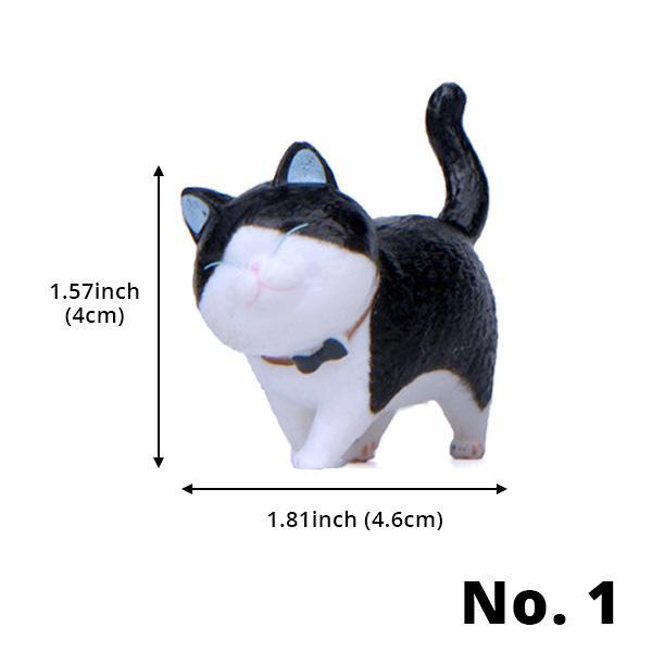 Mini Gåtur Katt Figurer | Luvikno