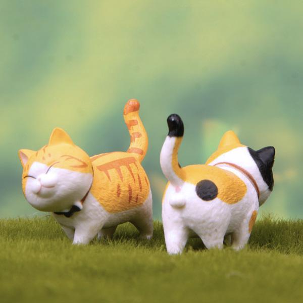 Mini Gåtur Katt Figurer | Luvikno