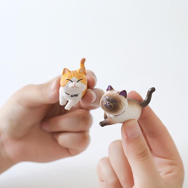 Mini Gåtur Katt Figurer | Luvikno