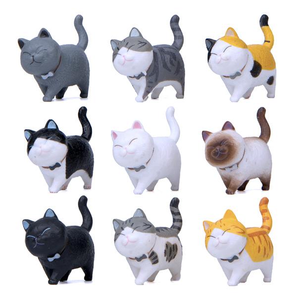 Mini Gåtur Katt Figurer | Luvikno