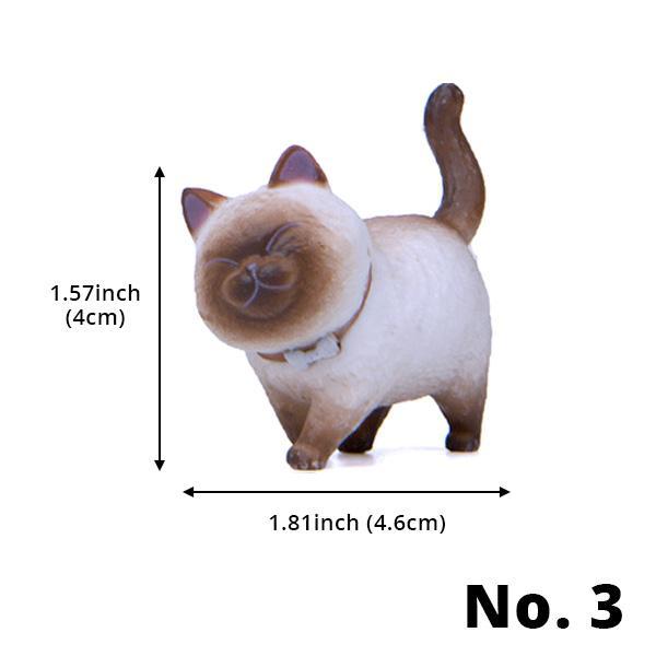 Mini Gåtur Katt Figurer | Luvikno