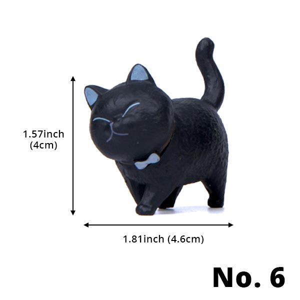 Mini Gåtur Katt Figurer | Luvikno