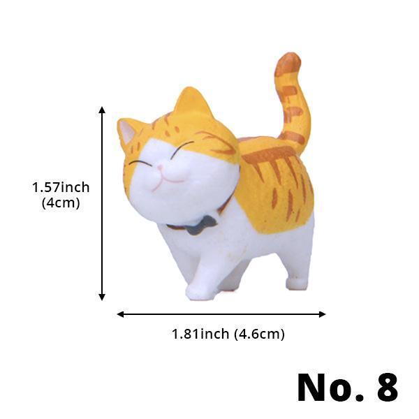 Mini Gåtur Katt Figurer | Luvikno